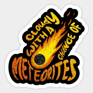 Meteorites Sticker